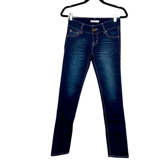 MOUSSY Dark Wash Blue Skinny Jeans 25 - Picture 1 of 10